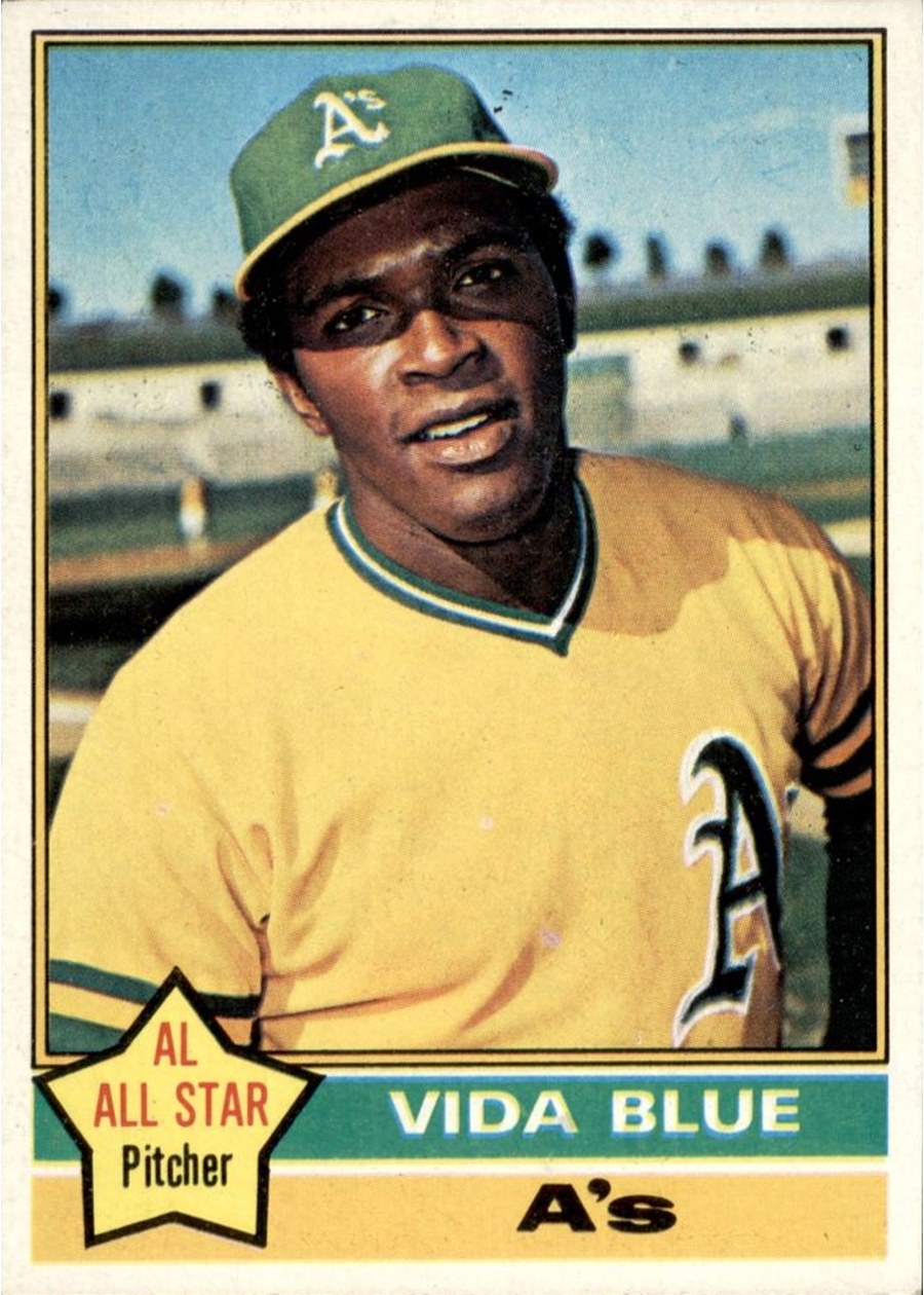 1976 Topps #140 Vida Blue, Oakland Athletics