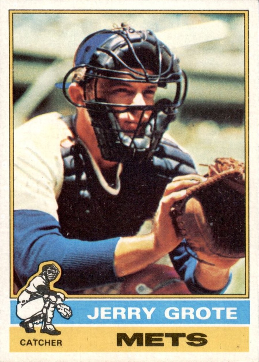 1976 Topps #143 Jerry Grote, New York Mets