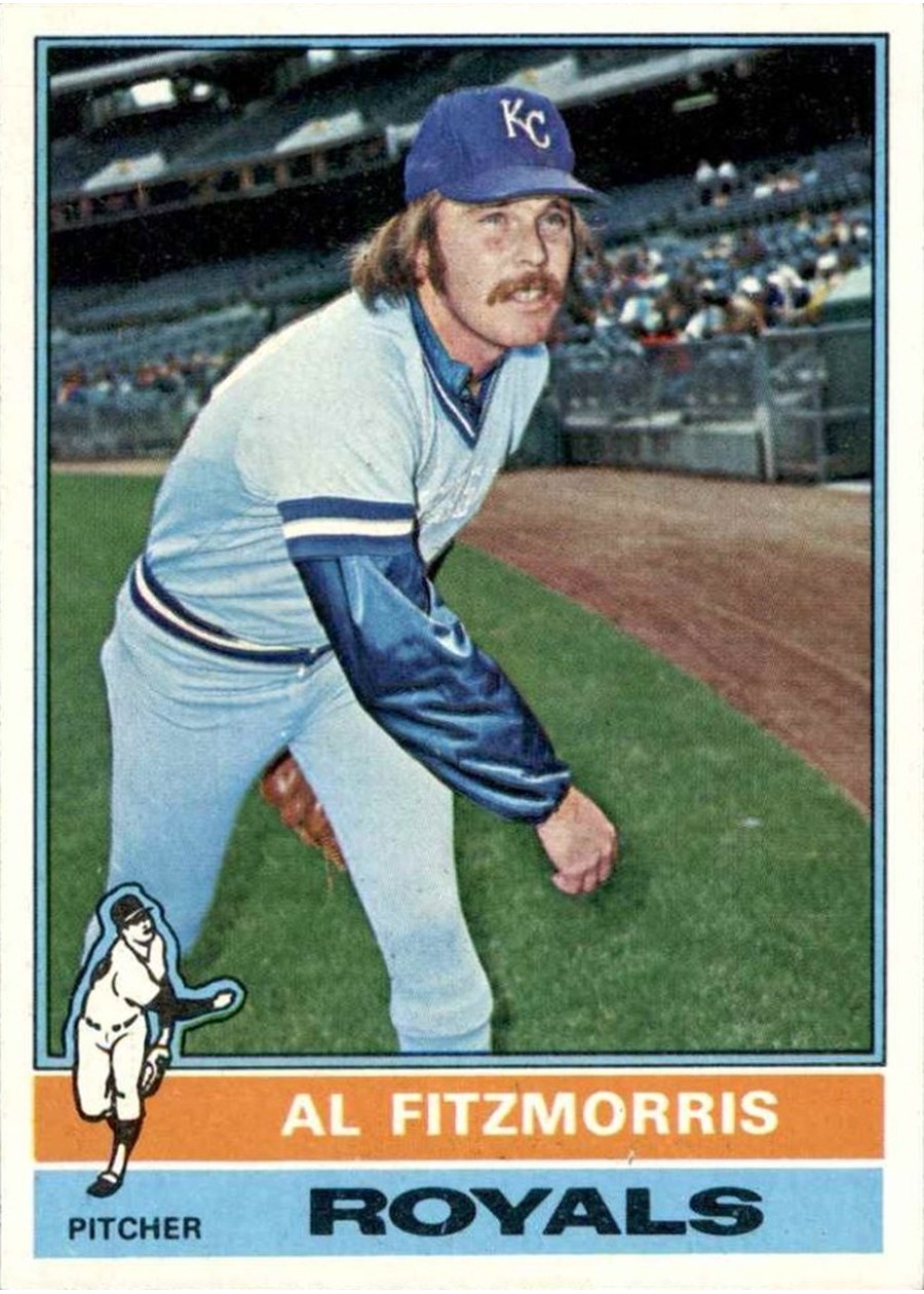 1976 Topps #144 Al Fitzmorris, Kansas City Royals