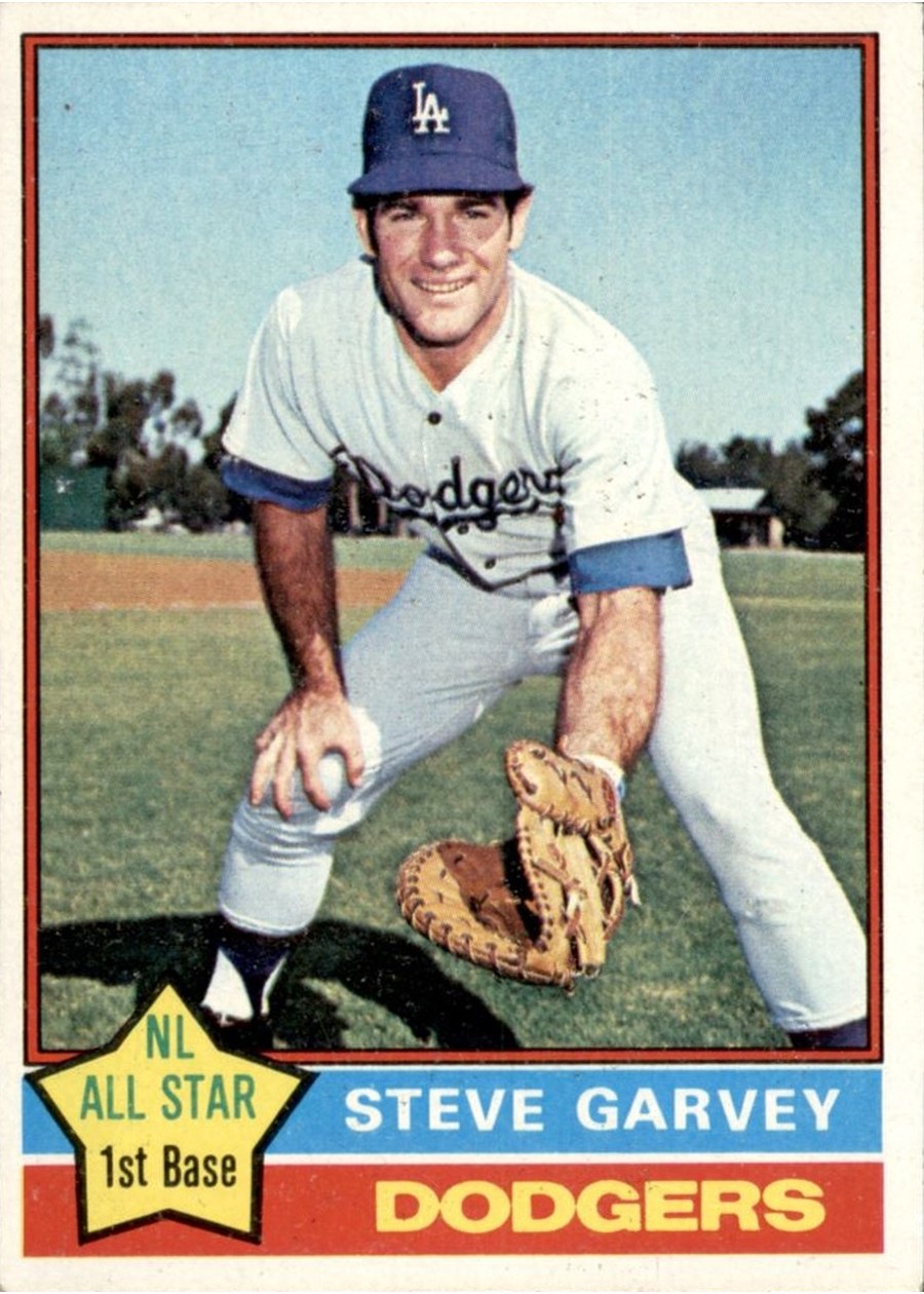 1976 Topps #150 Steve Garvey, Los Angeles Dodgers