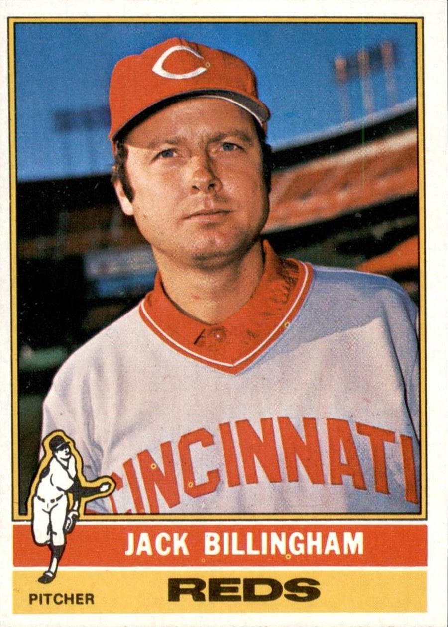 1976 Topps #155 Jack Billingham, Cincinnati Reds
