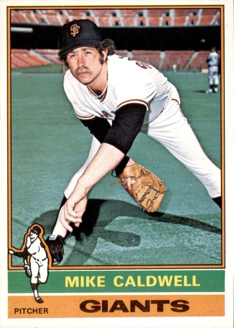 1976 Topps #157 Mike Caldwell, San Francisco Giants