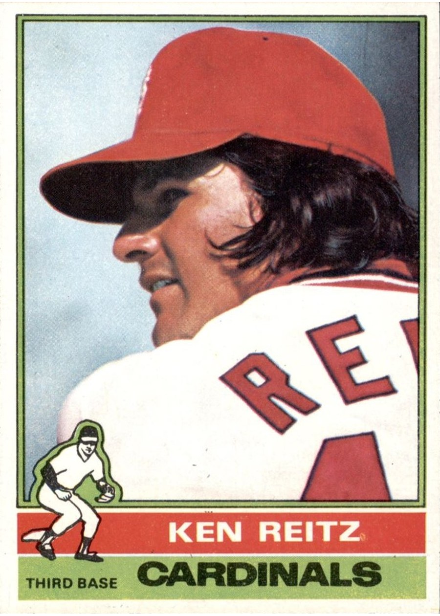 1976 Topps #158 Ken Reitz, St. Louis Cardinals