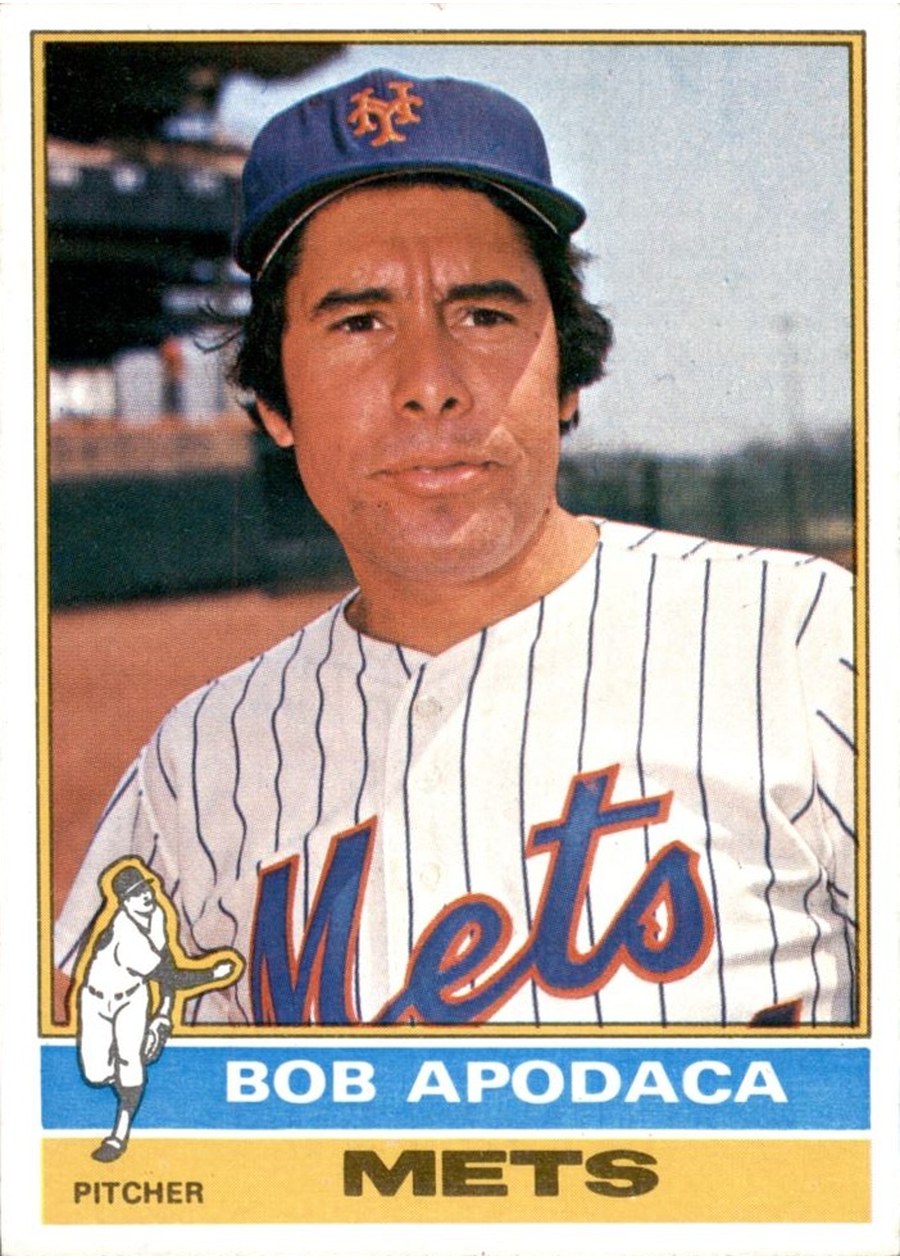 1976 Topps #16 Bob Apodaca, New York Mets