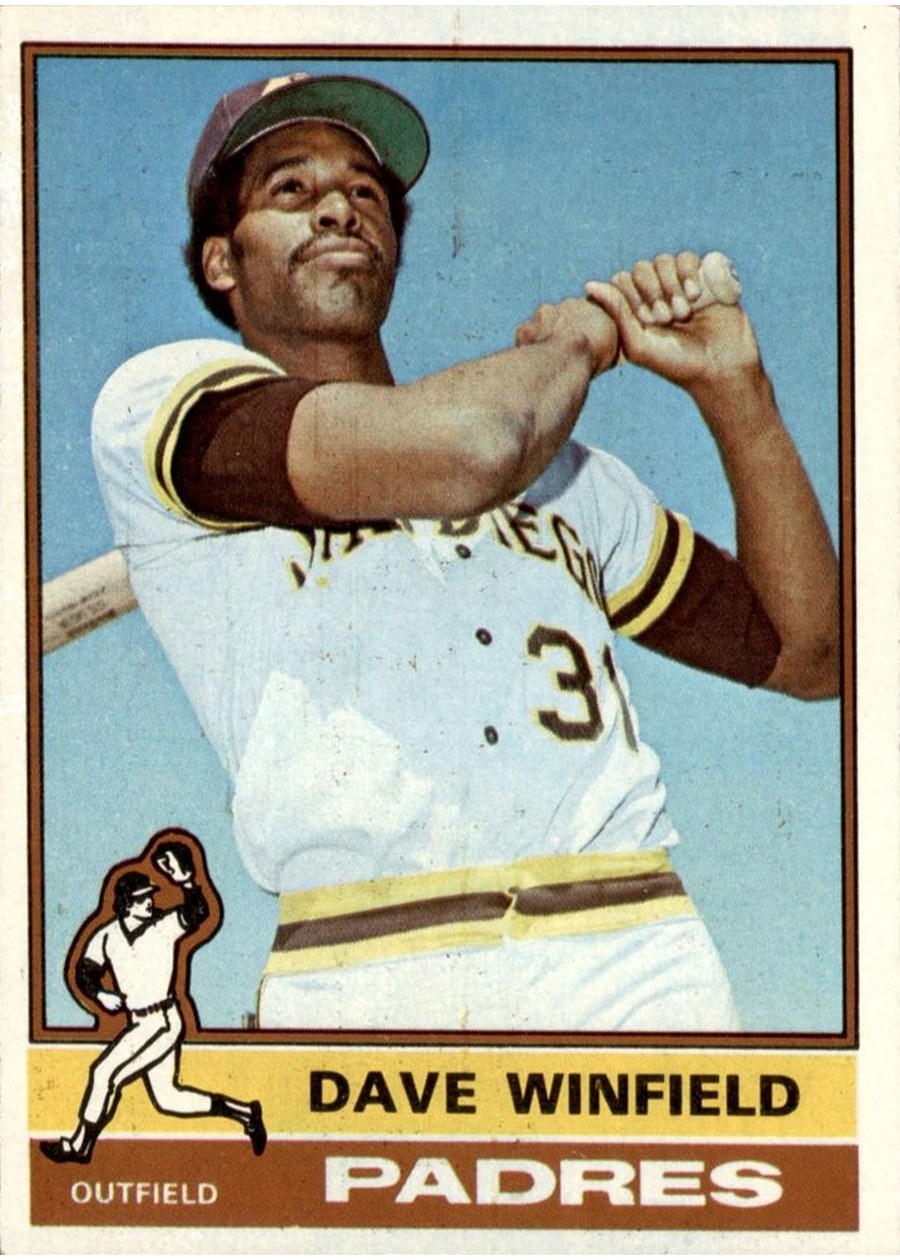 1976 Topps #160 Dave Winfield, San Diego Padres