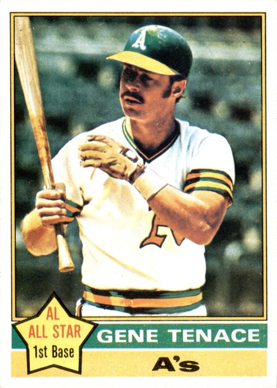 1976 Topps #165 Gene Tenace, Oakland Athletics