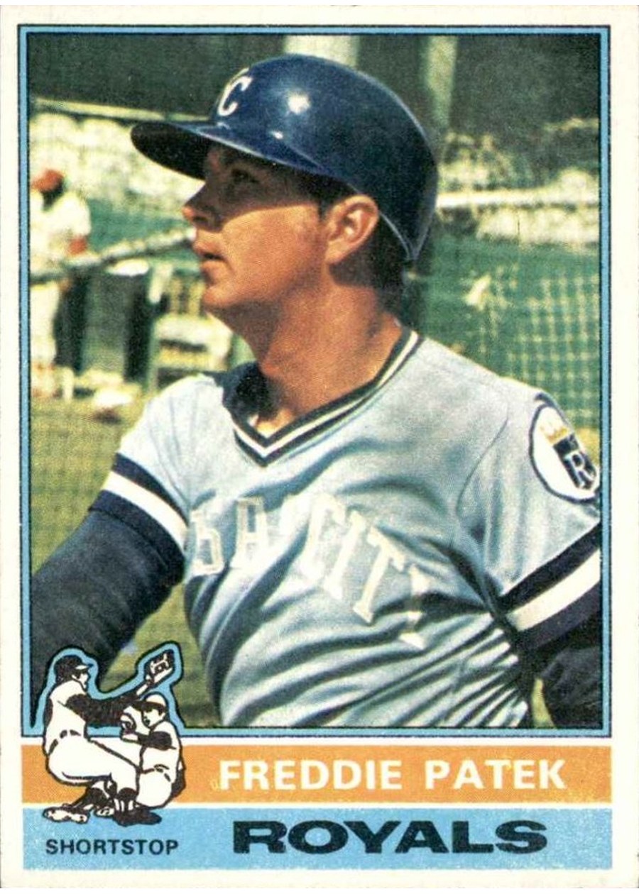 1976 Topps #167 Freddie Patek, Kansas City Royals