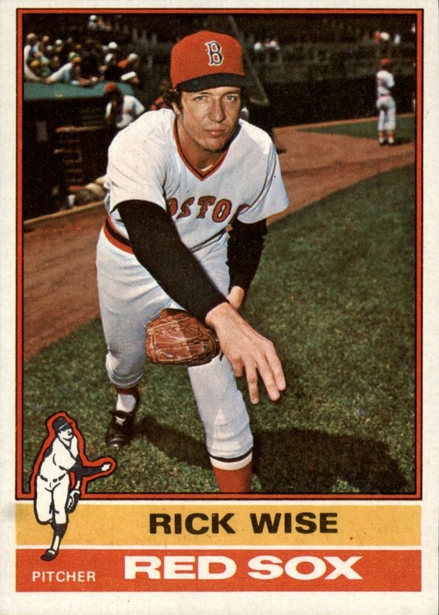 1976 Topps #170 Rick Wise, Boston Red Sox