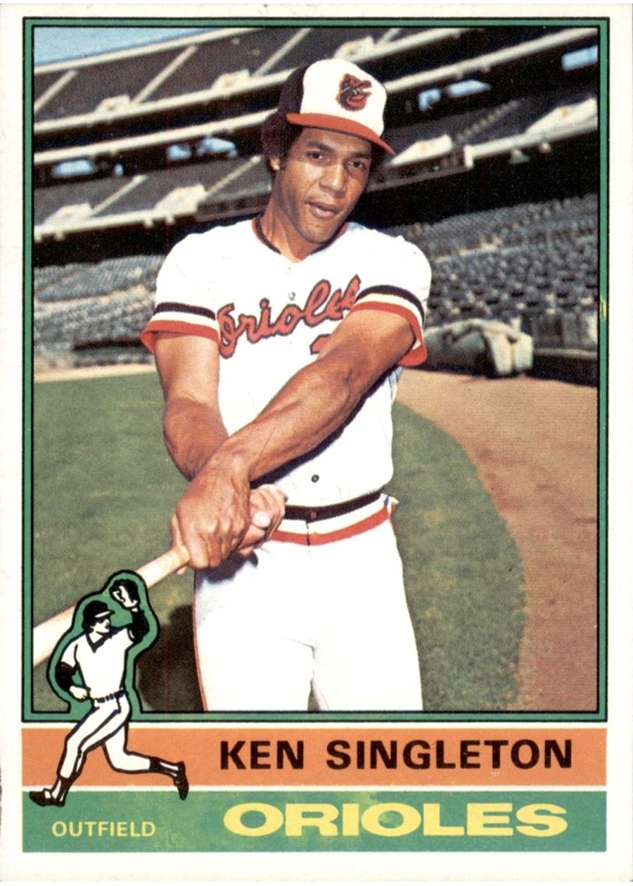 1976 Topps #175 Ken Singleton, Baltimore Orioles