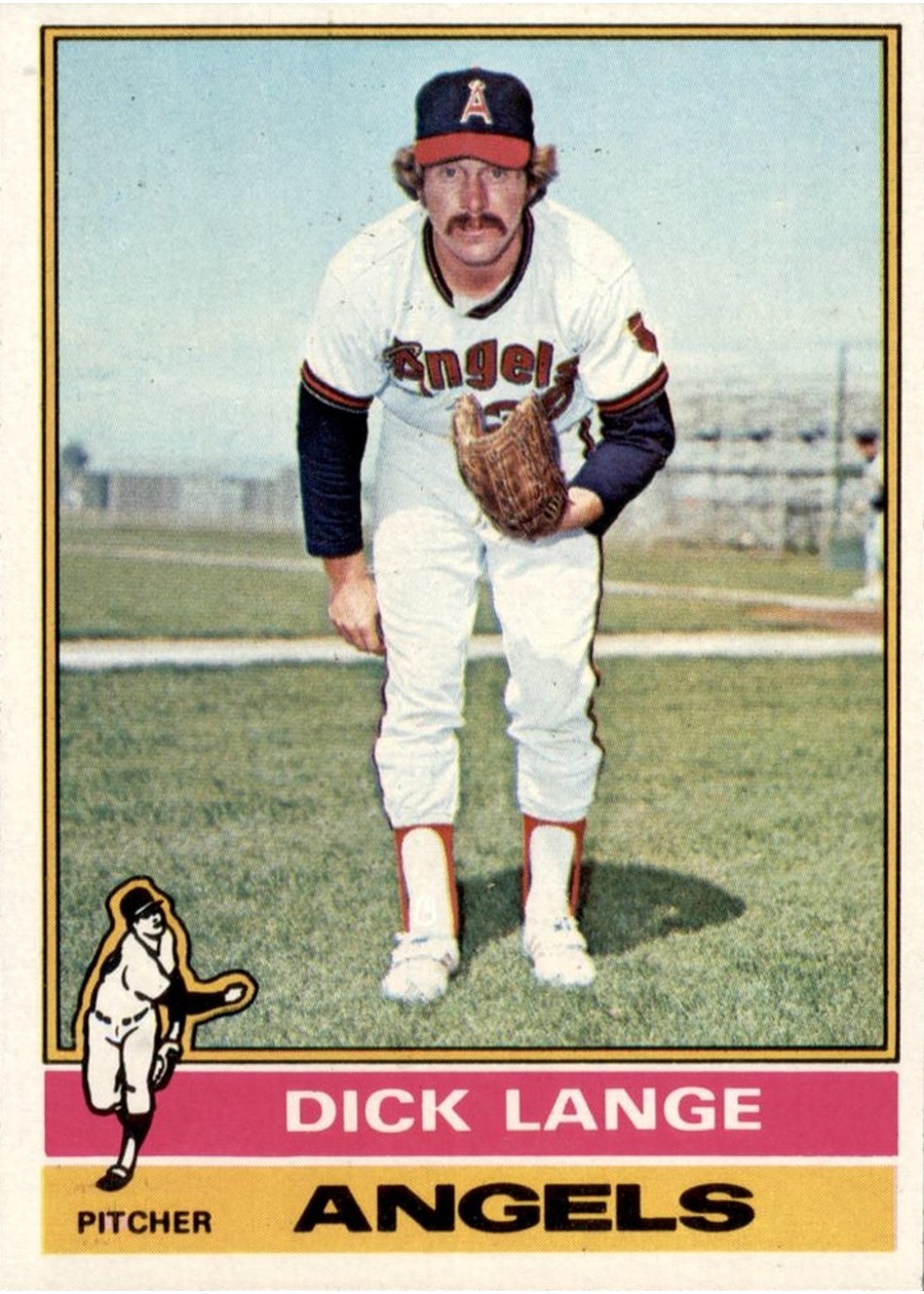 1976 Topps #176 Dick Lange, California Angels