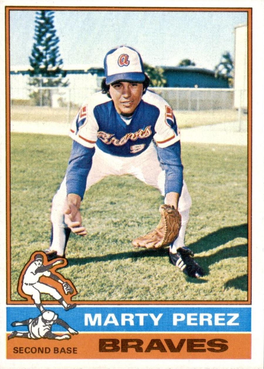 1976 Topps #177 Marty Perez, Atlanta Braves