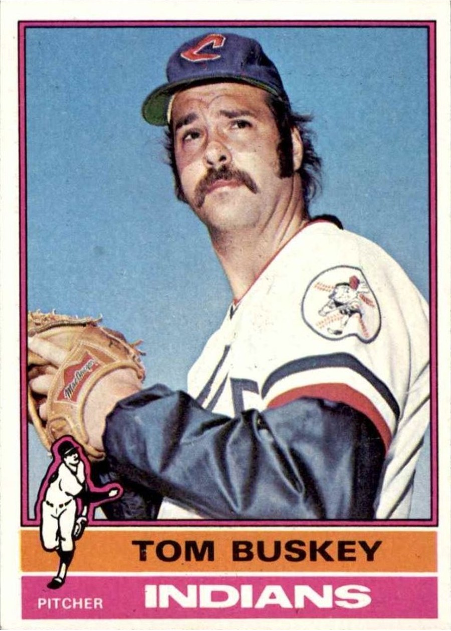 1976 Topps #178 Tom Buskey, Cleveland Indians