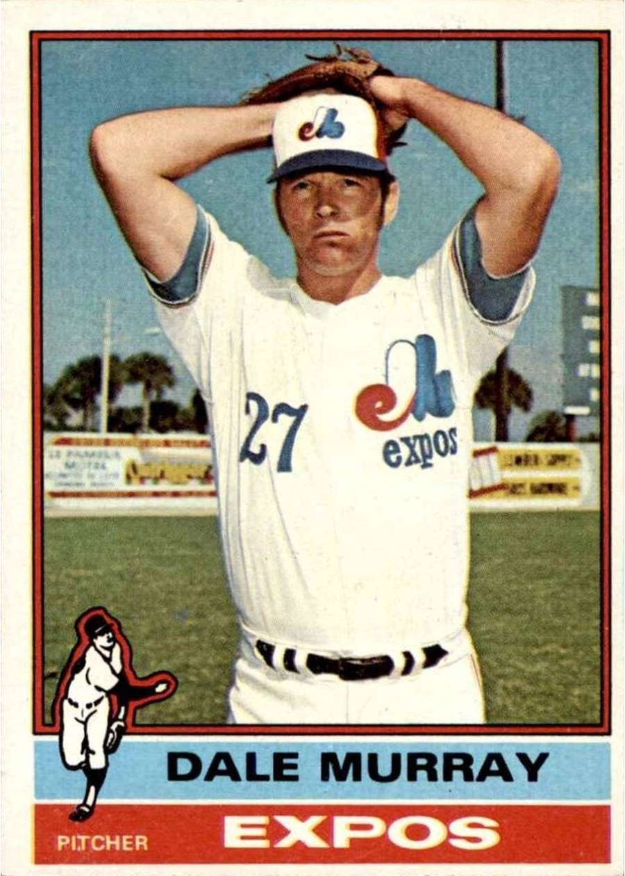 1976 Topps #18 Dale Murray, Montreal Expos
