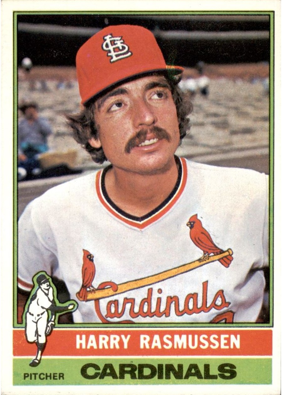1976 Topps #182 Harry Rasmussen, St. Louis Cardinals