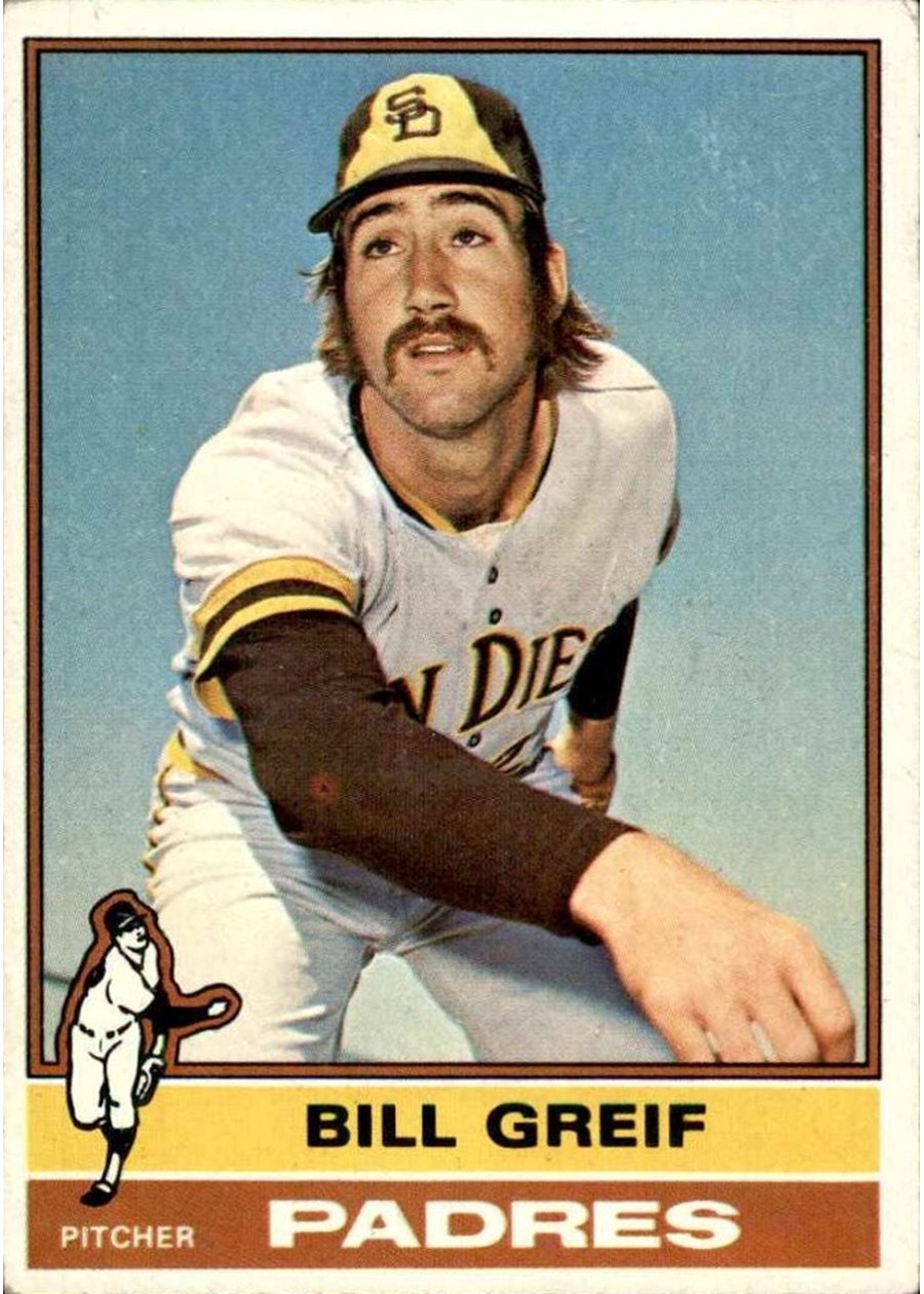 1976 Topps #184 Bill Greif, San Diego Padres