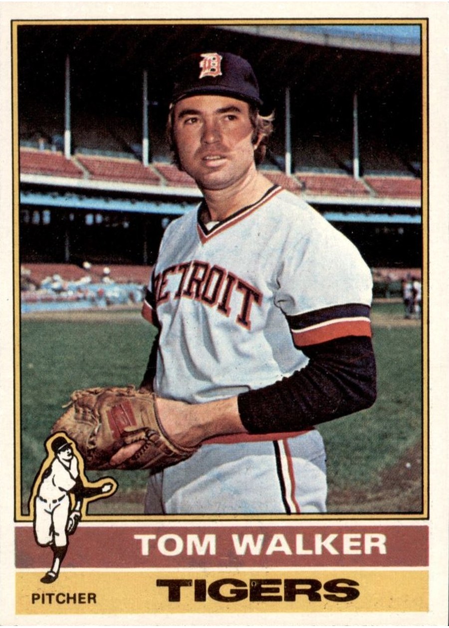 1976 Topps #186 Tom Walker, Detroit Tigers