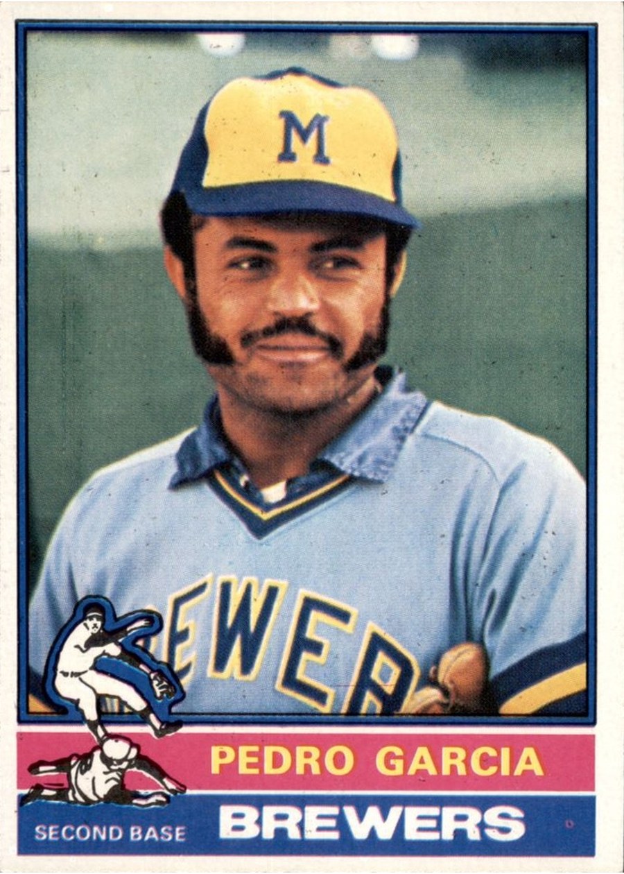 1976 Topps #187 Pedro Garcia, Milwaukee Brewers