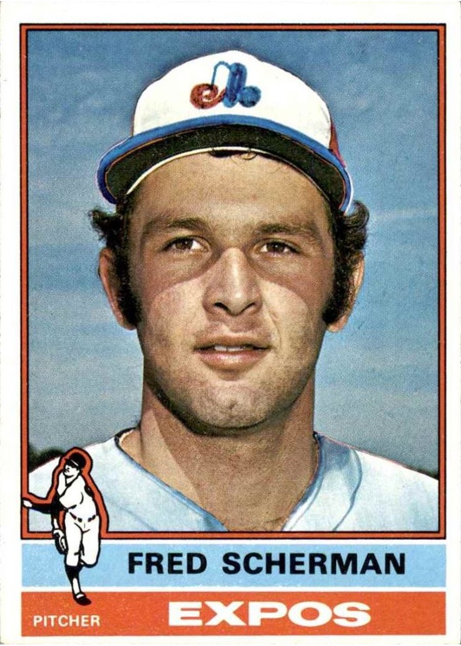 1976 Topps #188 Fred Scherman, Montreal Expos