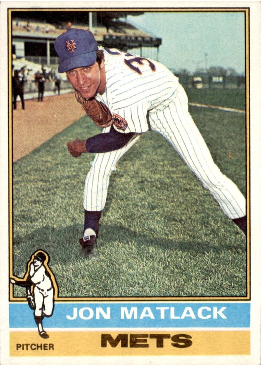 1976 Topps #190 Jon Matlack, New York Mets