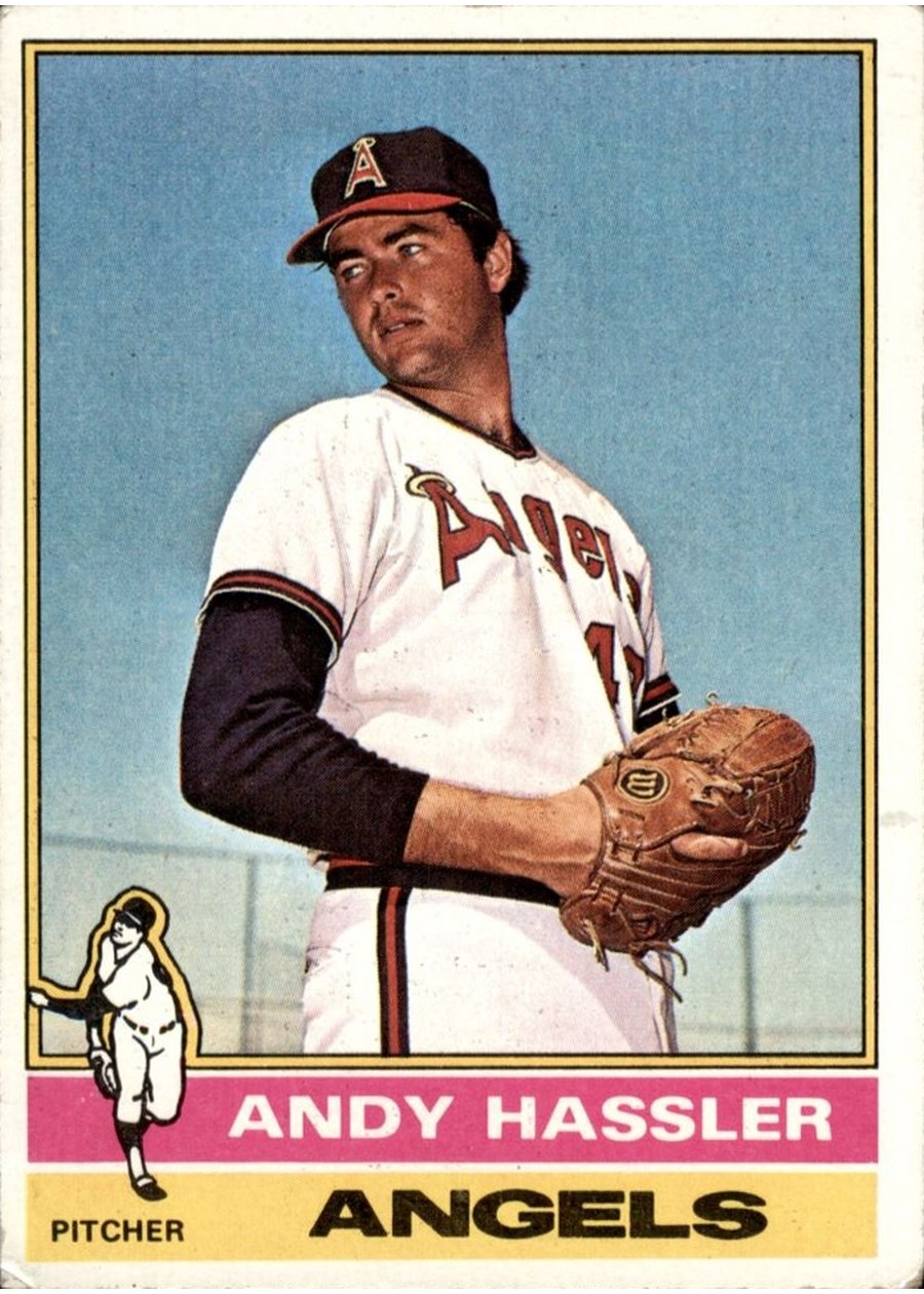 1976 Topps #207 Andy Hassler, California Angels
