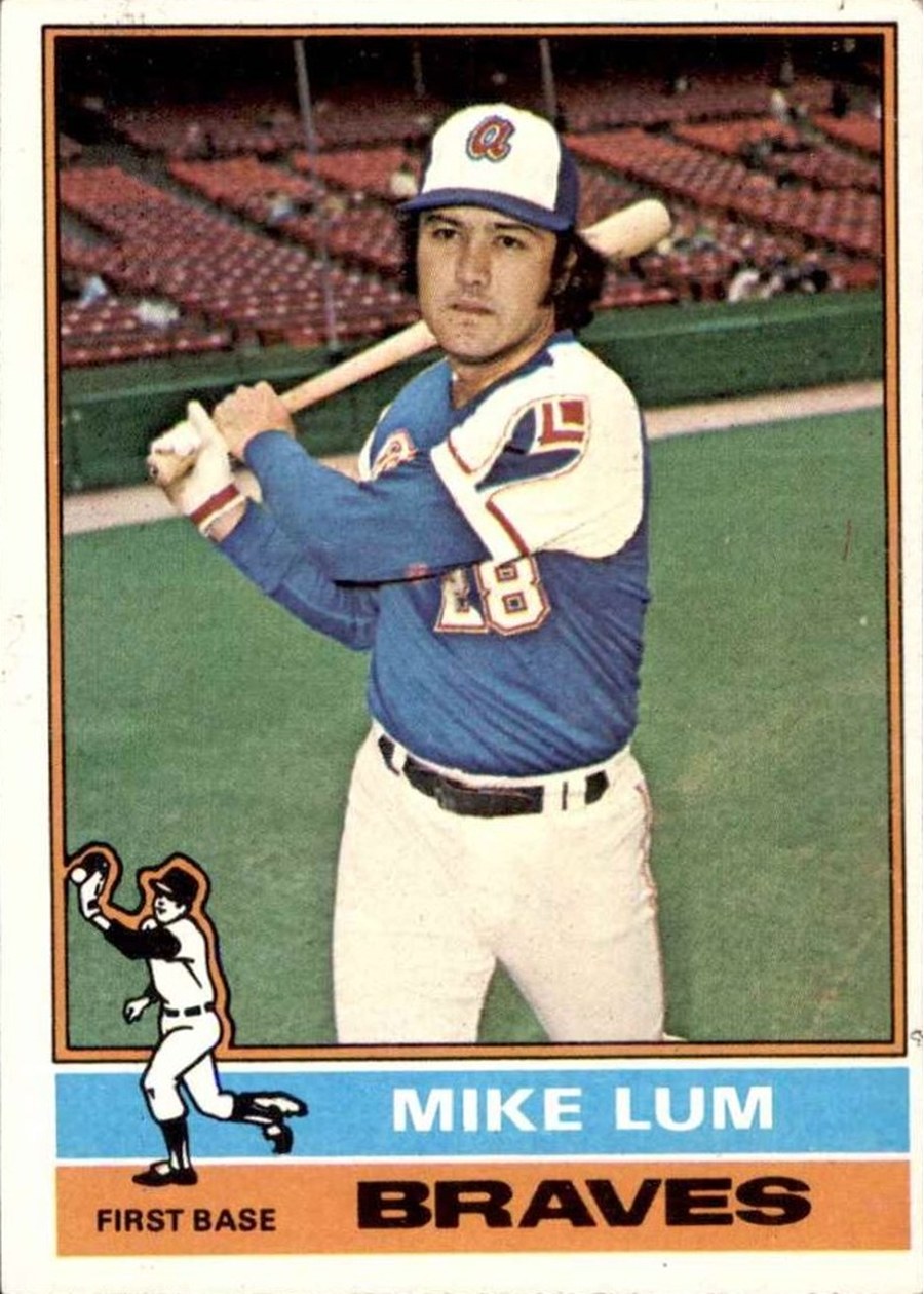 1976 Topps #208 Mike Lum, Atlanta Braves