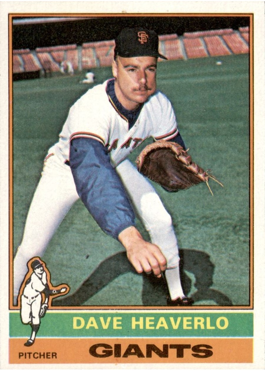 1976 Topps #213 Dave Heaverlo, San Francisco Giants
