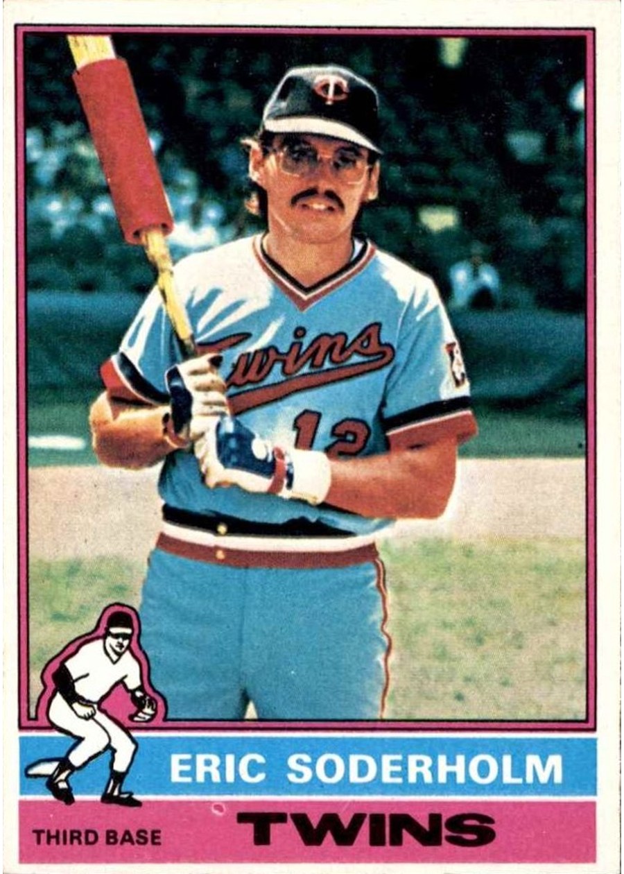 1976 Topps #214 Eric Soderholm, Minnesota Twins