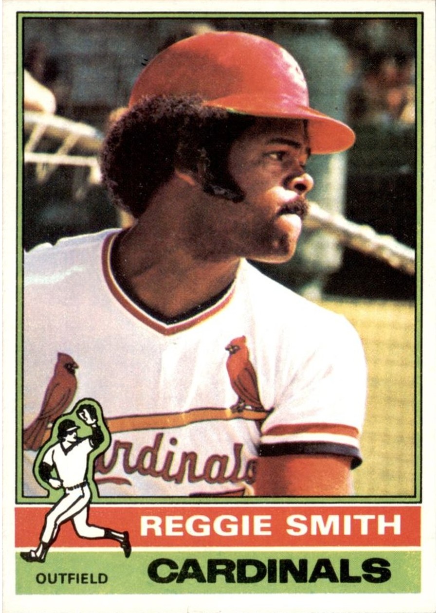 1976 Topps #215 Reggie Smith, St. Louis Cardinals