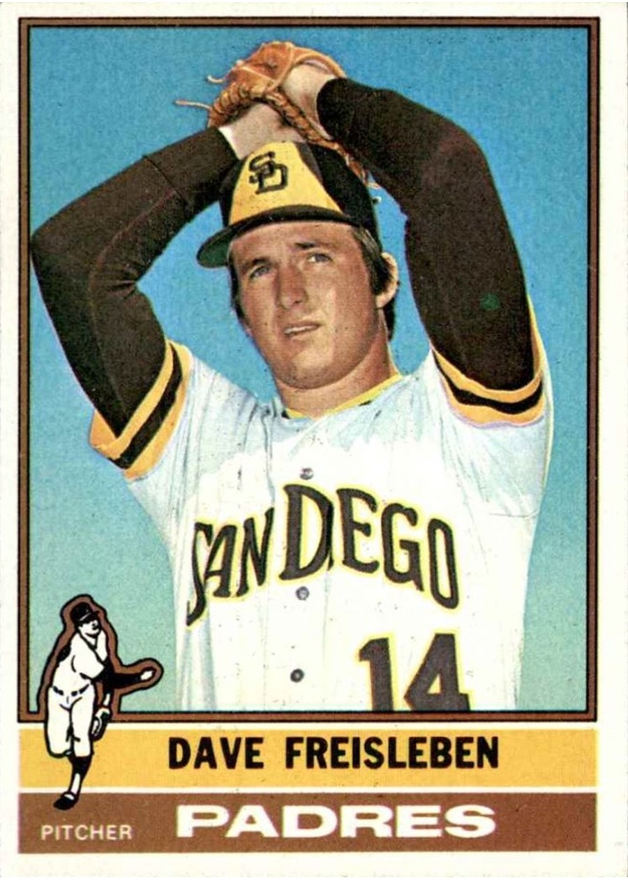 1976 Topps #217 Dave Freisleben, San Diego Padres