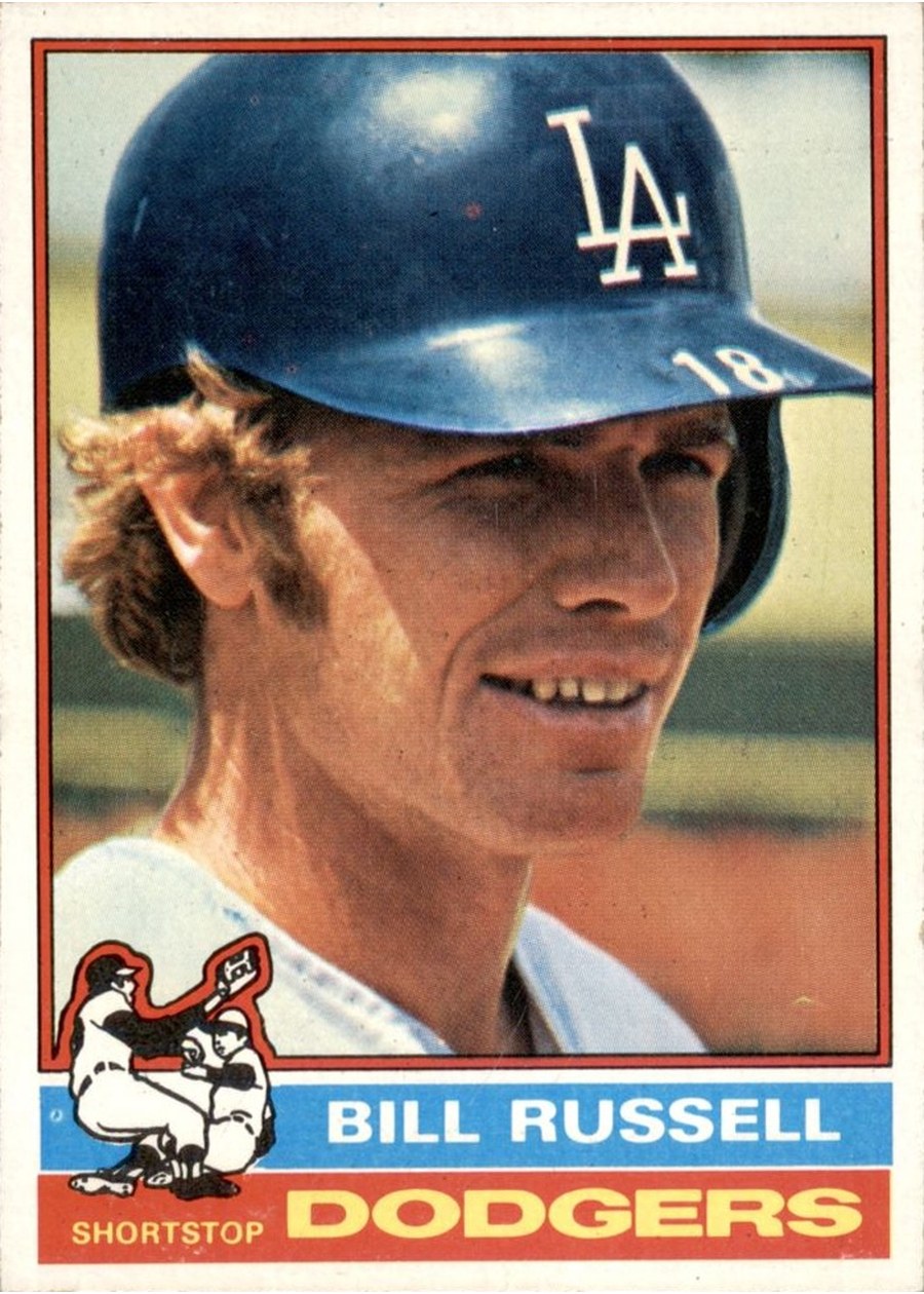 1976 Topps #22 Bill Russell, Los Angeles Dodgers