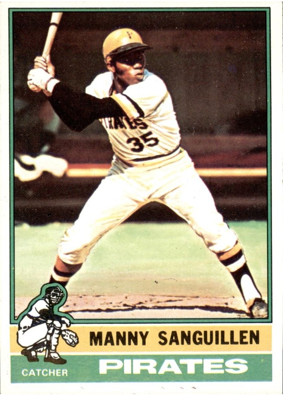 1976 Topps #220 Manny Sanguillen, Pittsburgh Pirates