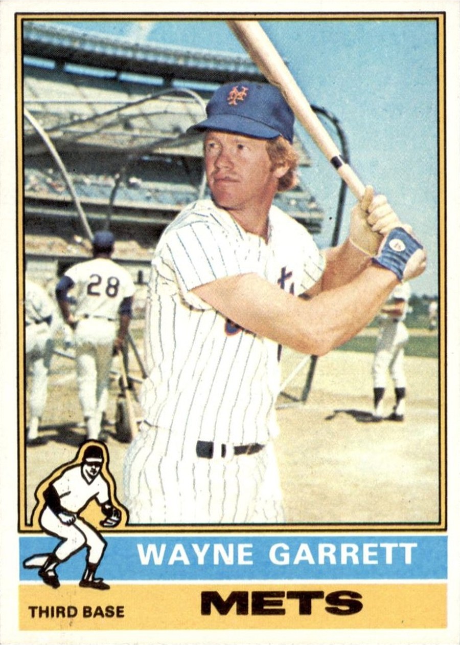 1976 Topps #222 Wayne Garrett, New York Mets