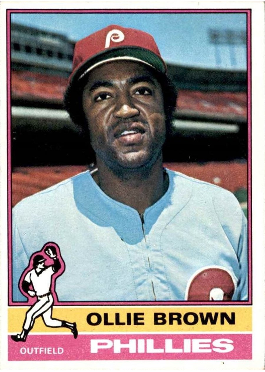 1976 Topps #223 Ollie Brown, Philadelphia Phillies