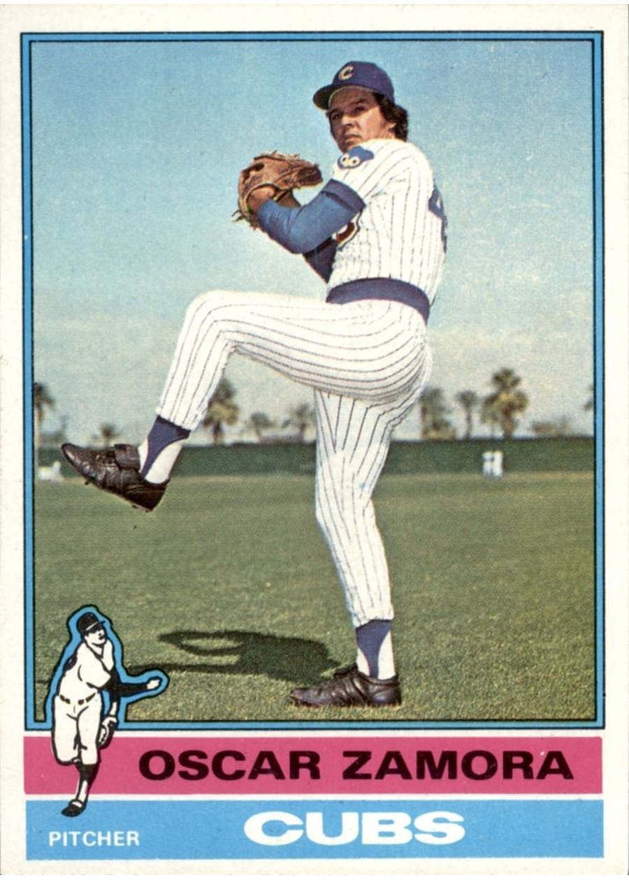 1976 Topps #227 Oscar Zamora, Chicago Cubs