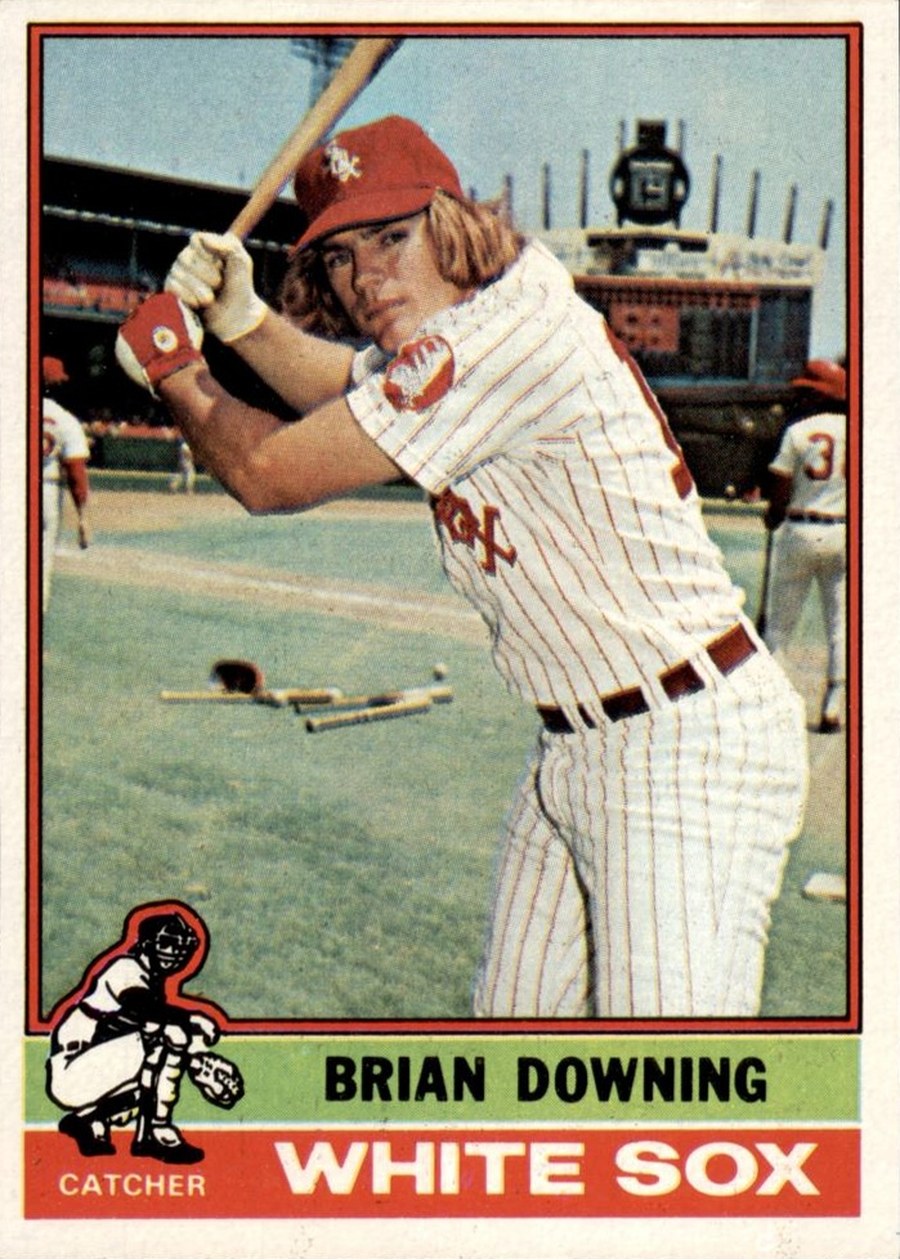 1976 Topps #23 Brian Downing, Chicago White Sox
