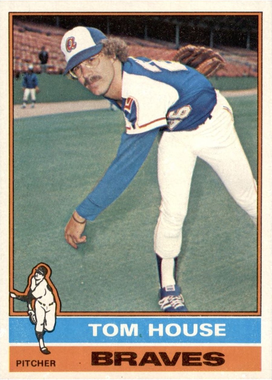1976 Topps #231 Tom House, Atlanta Braves