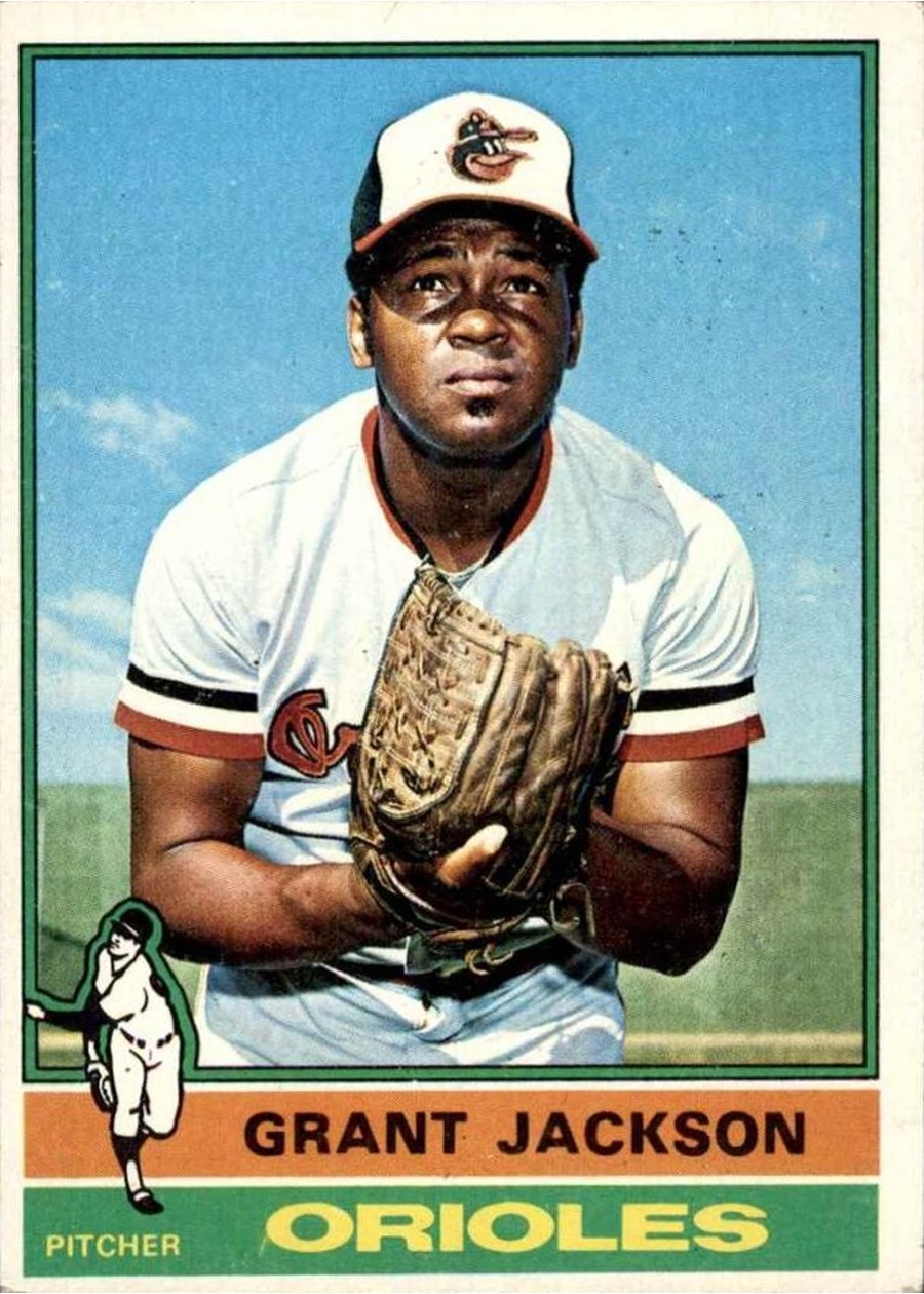 1976 Topps #233 Grant Jackson, Baltimore Orioles