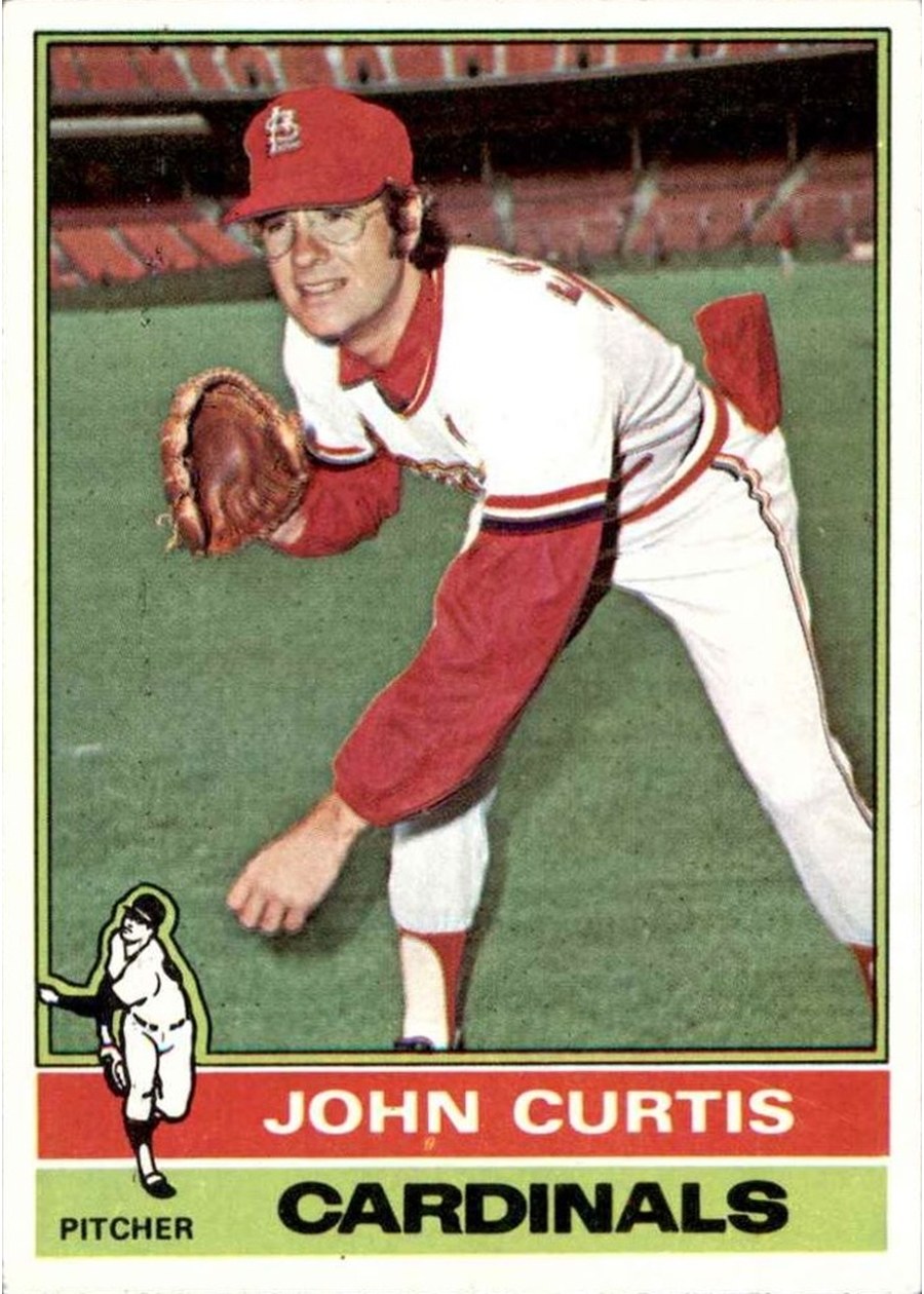 1976 Topps #239 John Curtis, St. Louis Cardinals