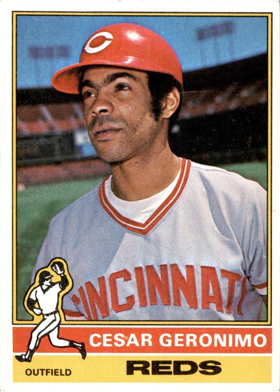 1976 Topps #24 Cesar Geronimo, Cincinnati Reds