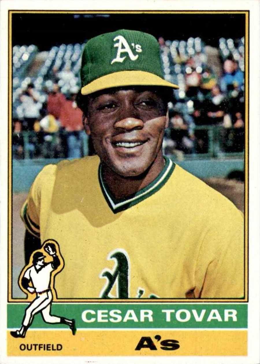 1976 Topps #246 Cesar Tovar, Oakland Athletics