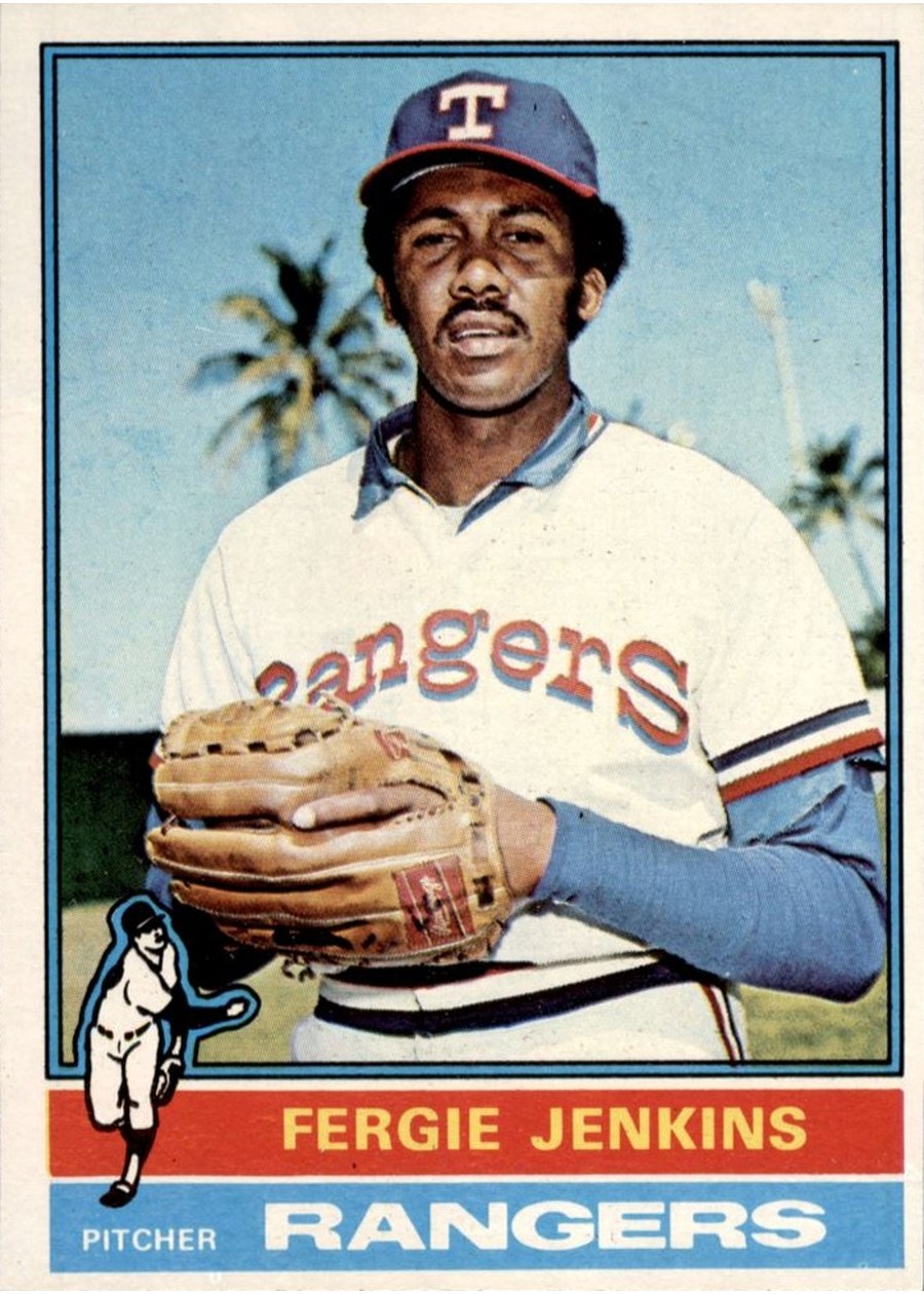 1976 Topps #250 Fergie Jenkins, Texas Rangers