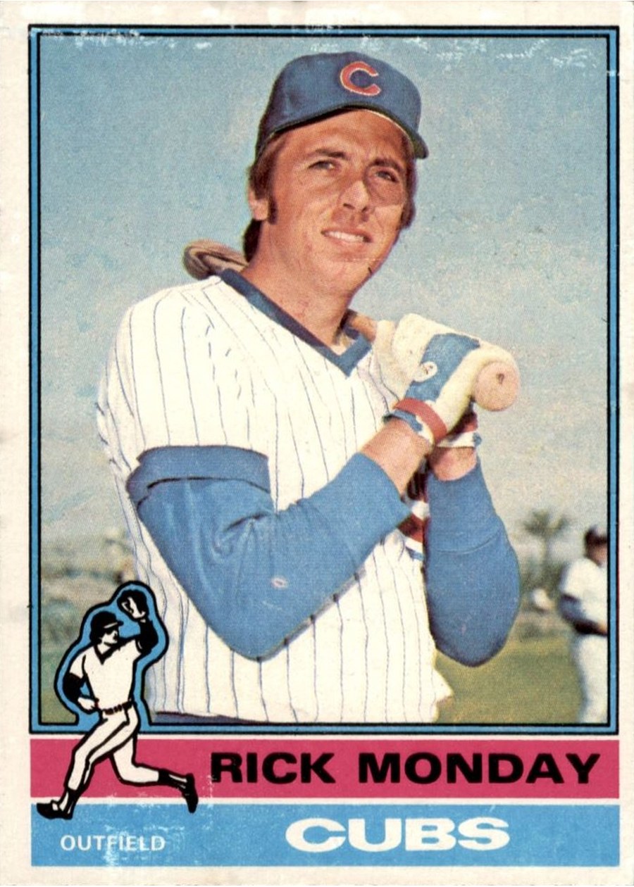 1976 Topps #251 Rick Monday, Chicago Cubs