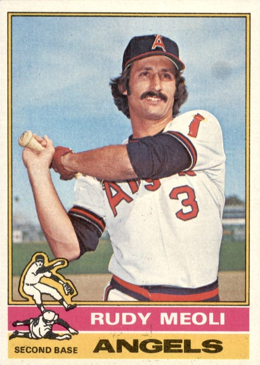 1976 Topps #254 Rudy Meoli, California Angels