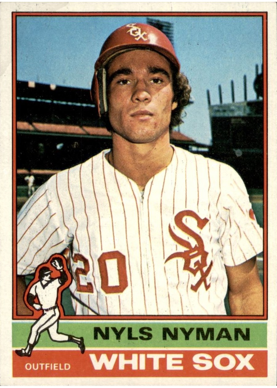 1976 Topps #258 Nyls Nyman, Chicago White Sox