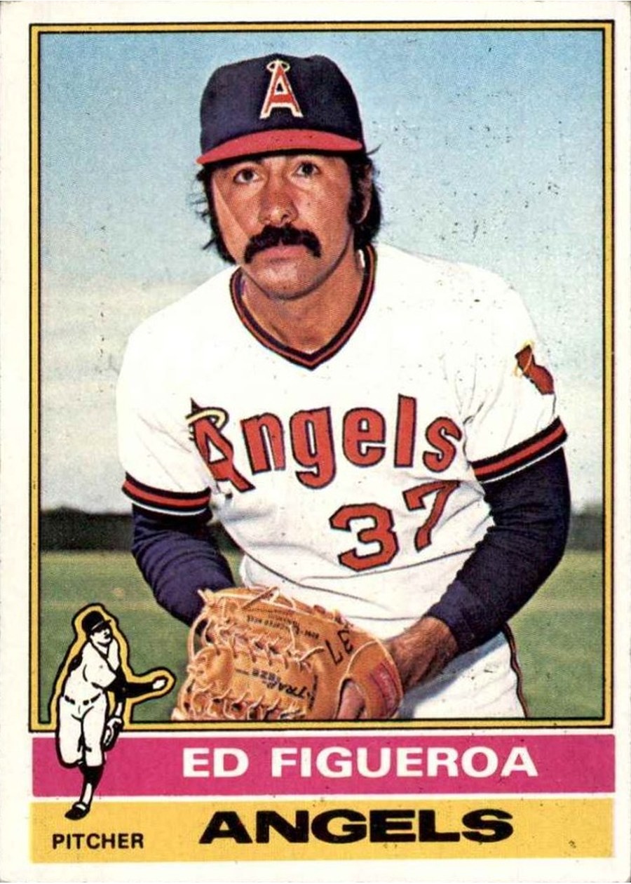 1976 Topps #27 Ed Figueroa, California Angels