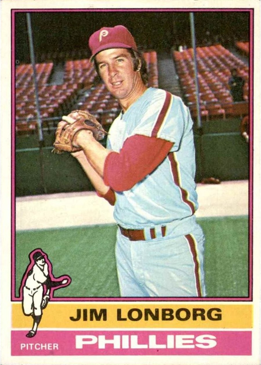 1976 Topps #271 Jim Lonborg, Philadelphia Phillies