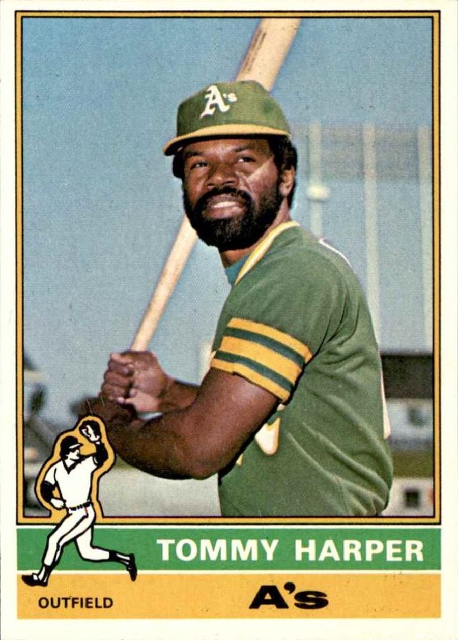 1976 Topps #274 Tommy Harper, Oakland Athletics