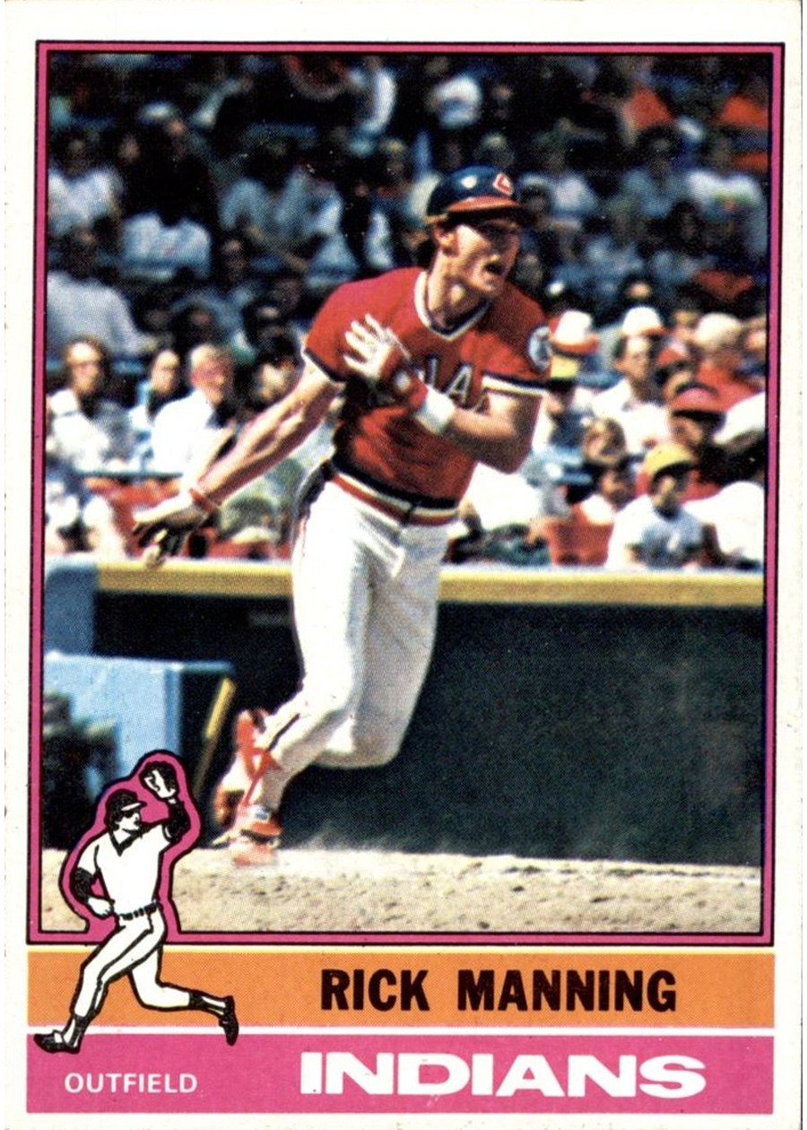 1976 Topps #275 Rick Manning, Cleveland Indians