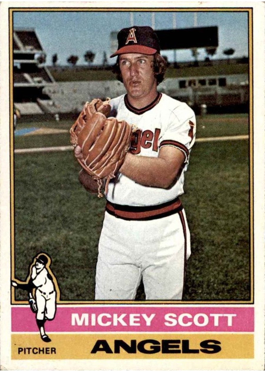 1976 Topps #276 Mickey Scott, California Angels