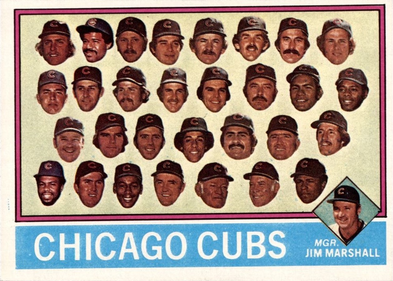 1976 Topps #277 Chicago Cubs Team